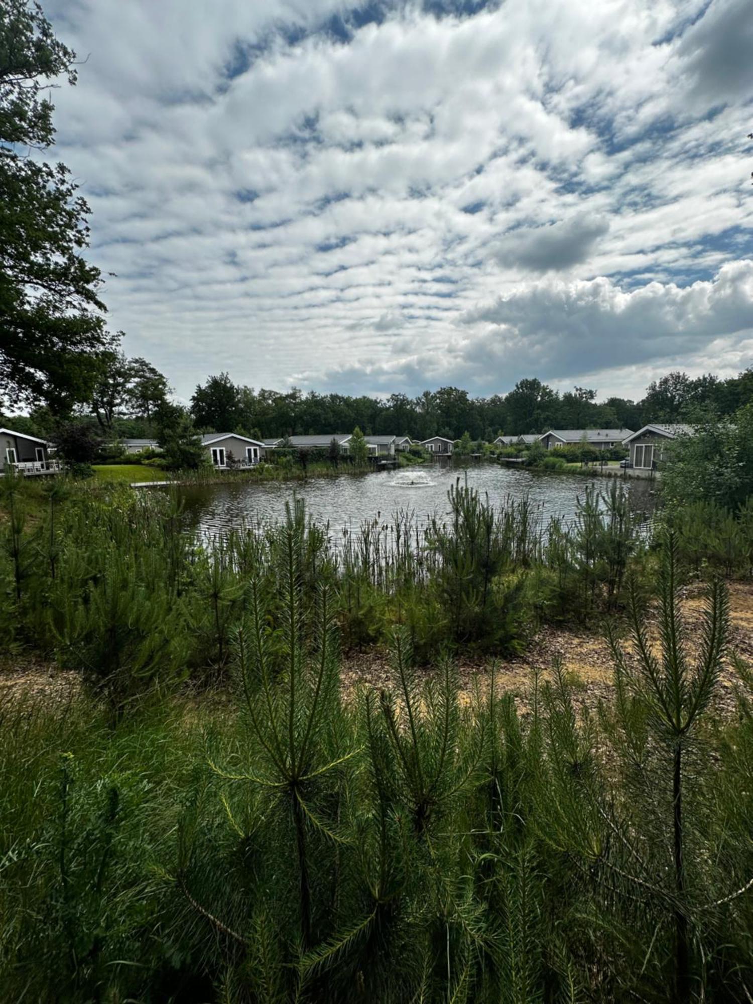 Sfeervolle Blokhut Op De Veluwe Op Recreatiepark Topparken In Beekbergen Met Vrije Tuin En Eigen Parkeerplaats Екстериор снимка